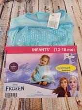 NEW DISNEY FROZEN ELSA COSTUME INFANTS SIZE 12-18 MONTHS-INCLUDES DRESS-DISGUISE