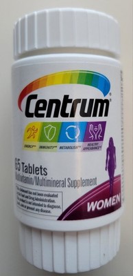 Centrum Women Daily Multivitamin/Multimineral Supplement-65 Tablets-EXP 06/27