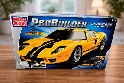 New Mega Bloks Pro Builder Showcase Series Ford GT car Building Block Toy 9710