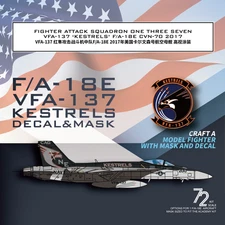 Galaxy G72033 1/72 "FIGHTER ATTACK SQUADRON ONE THREE SEVENVFA-137‘KESTRELS