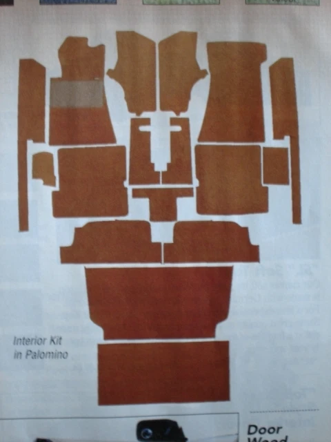 Mercedes Benz R107 380sl, 500sl, 300sl, 420sl, 560sl,Interior Carpet Kit 1982-89 - Image 3 of 4