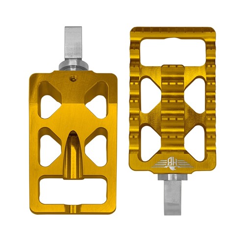 HeinzBikes MX FOOTPEGS V1 - NEW SOFTAIL - DRIVER : rot - Bild 9 von 12