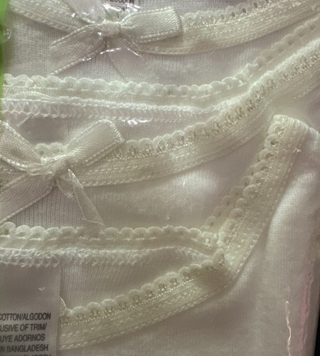 Circo Girls 3 Pack Cotton Tanks - XS - White - New - Picture 4 of 4