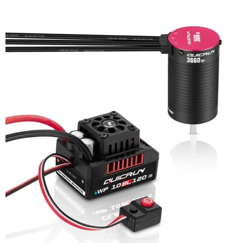 Hobbywing QuicRun 10BL120 G2 Sensorless Brushless ESC/3660SL 3700kV Motor Combo