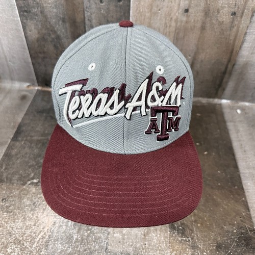 Texas A&M Aggies Zephyr Hat Cap SNapback Football College Spell Out - Picture 1 of 10