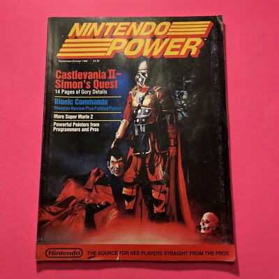 Nintendo Power Sept/Oct 1988 Vol 2 Castlevania II Simon's Quest W