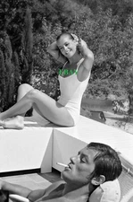 Photographie de ALAIN DELON ROMY SCHNEIDER