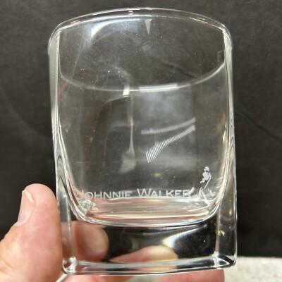 Johnnie Walker Whiskey Diamond Base/Prism Rocks Glass
