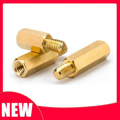 Distanziali Esagonali In Ottone M6 X 20 Mm + 8 Mm – Maschio-Femmina – 3 Pezzi