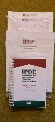 International Personality Disorder Examination (IPDE) Testing Kit (Complete)
