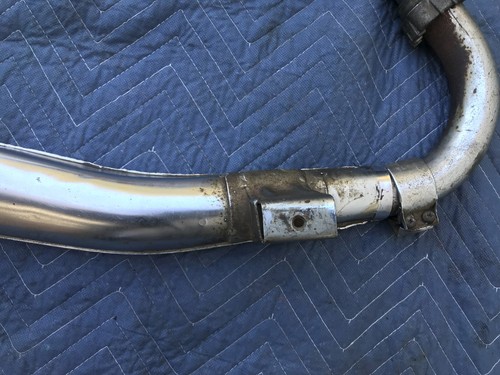 OEM 1972 Kawasaki H2 750 Triple Pipe Muffler Exhaust Right Lower - Picture 5 of 19