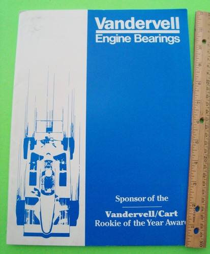 Vandervell Indy 1984/carrito novato del año kit de prensa Fittipaldi Villeneuve  - Imagen 1 de 6