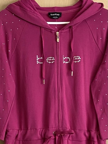 BEBE Sport Logo Dress Pink Size XL - Picture 6 of 8