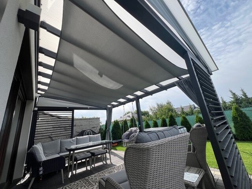 VOILE D'OMBRAGE SUR MESURE ÉTANCHE – RÉSISTANTE AUX UV POUR TERRASSE & JARDIN - Photo 39/51