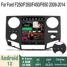 Android  Radio Vertical Screen Gps For Ford F150 F250 F350 F450 F550 F650 4+64g