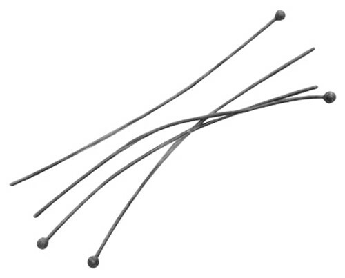 5000 Stck. Messing Kugelkopf Stifte Nickelfrei zum Selbermachen Handwerk Schmuckherstellung 50x0,6 mm - Bild 2 von 9