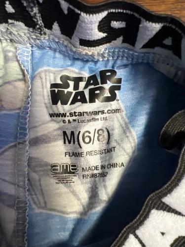 Boys Cuddl Duds Base Layer Set & Pajama Pants Size YM Grogu The Child Star Wars - Picture 8 of 8