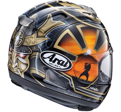 Casco Integrale Arai RX-7V EVO Pedrosa Spirit Gold - Foto 3 di 3