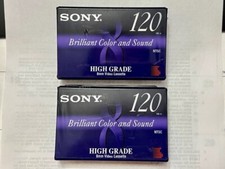 2 SEALED SONY VIDEO 8 MP 120 min 8mm High Grade P6-120MP TAPES