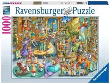 RAVENSBURGER 16455 PUZZLE MIDNIGHT AT THE LIBRARY 1000 PCS 27.5x19.5 in. NEW BOX
