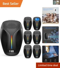 Pack of 6 Ultrasonic Indoor Repellers with 3 Mode Frequencies for Pest Control