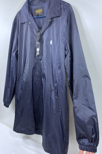 10.Deep Mens Size L Rain Coat Windbreaker Jacket Long Trench Jeff Staples NWT - Picture 10 of 19