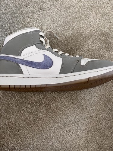Taglia UK 7,5 - Jordan 1 alto grigio - indossato 5 volte buone condizioni. scatola fresca. - Foto 8 di 9