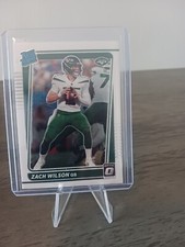 2021 Panini Donruss Optic Zach Wilson Rated Rookie Base Card NY Jets #202 RC