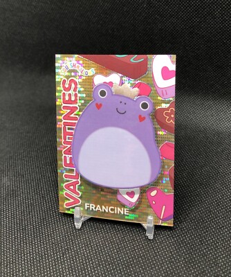2024 Panini SQUISHMALLOWS FRANCINE /99 ORANGE PULSAR PRIZM VALENTINES SP #8   