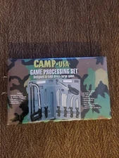 Camp USA Large Game Processing 10-Piece Set Field Dress Kit Knifes, Shears, Saw