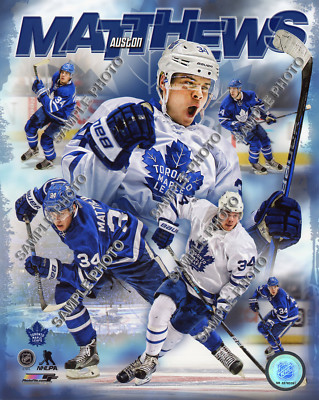 Auston Matthews Toronto Maple Leafs Portrait Plus Authetic 8x10 Photo
