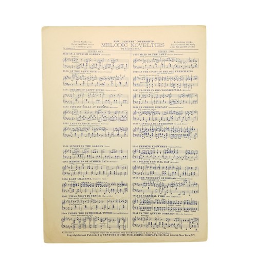 Woodland Echoes 1908 Vintage Noten AAP Wyman Edit Greenwald - Bild 4 von 4