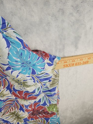NWT Tommy Bahama Hawaiian Camp Shirt Men Sz 3XL Floral Print Tencel Modal Blend - 第 10/13 張圖片