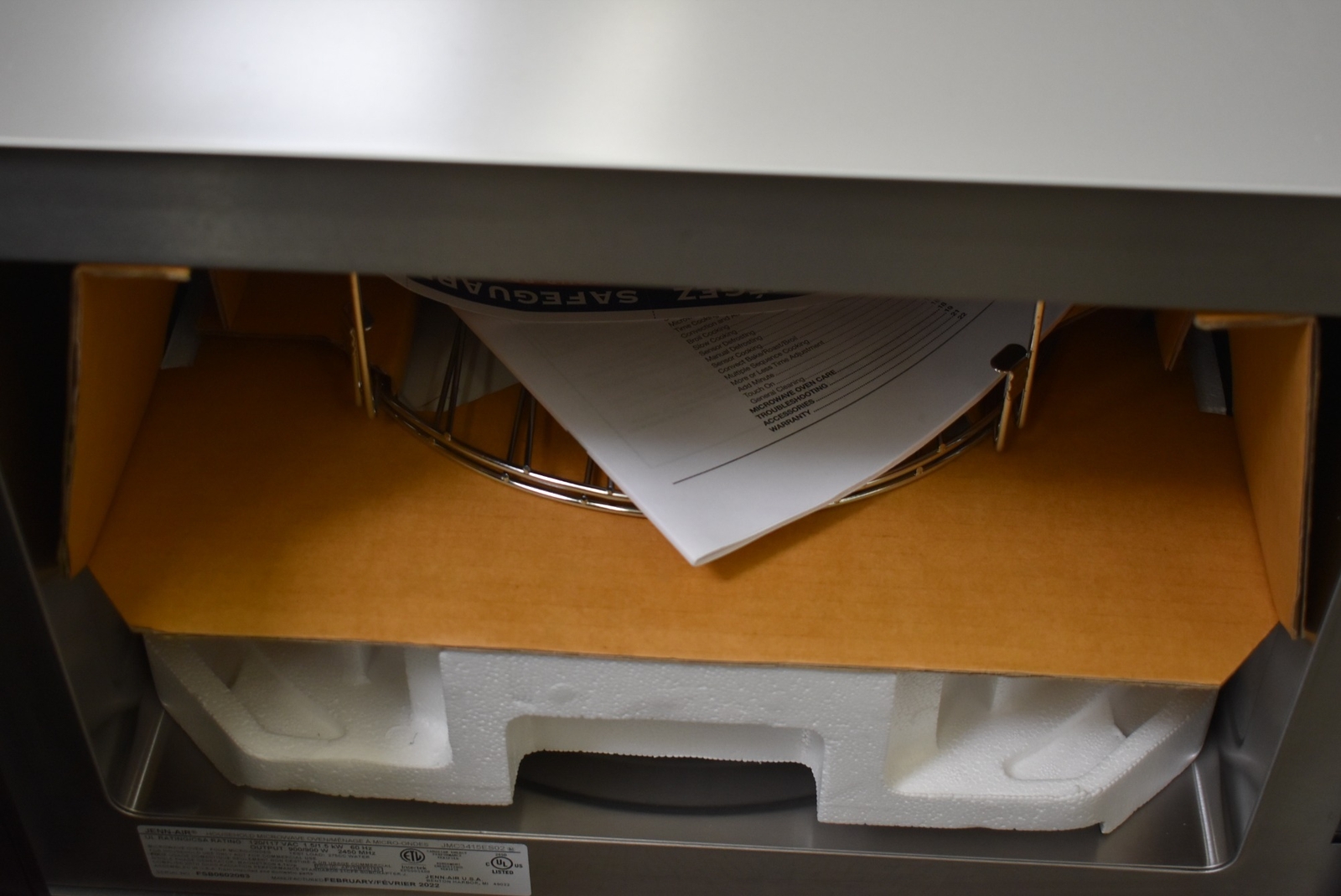 JennAir JMC3415ES 25" Stainless Countertop Microwave NOB 128420 eBay