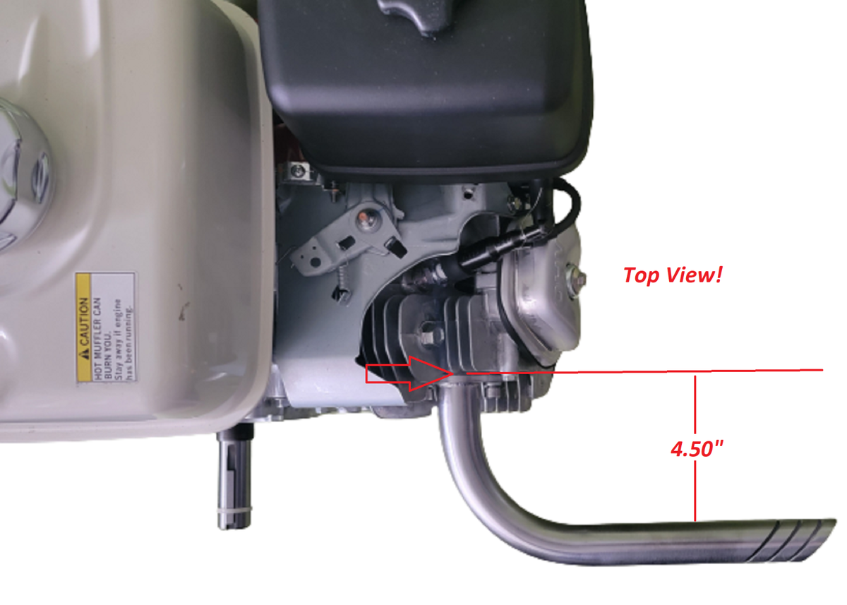 Tubo Di Scarico Testata Adatto A Predator 301cc E 420cc, Honda GX240 - Foto 9