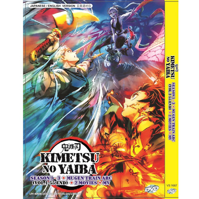 Anime Demon Slayer Kimetsu No Yaiba Complete Season 1-55(end) DVD