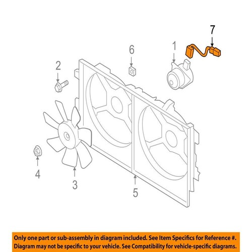 Arnés de cableado del ventilador de refrigeración del motor Mitsubishi 1355A098 - Imagen 5 de 6