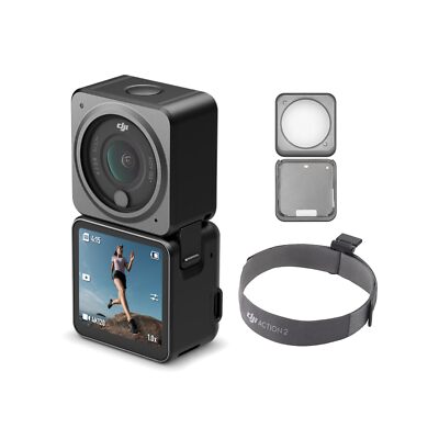 DJI Action 2 Dual-Screen Combo (128GB) Action Camera 4K + Dual 