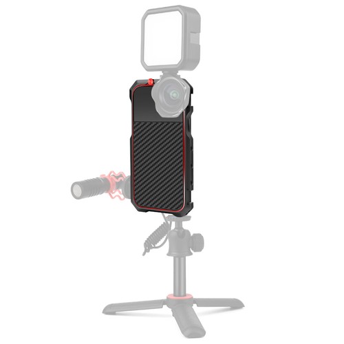 FCLUO Mobile Cage Rig Video Frame Case Cold Shoe Mount CNC for iPhone 12 Pro Max - 第 3/13 張圖片