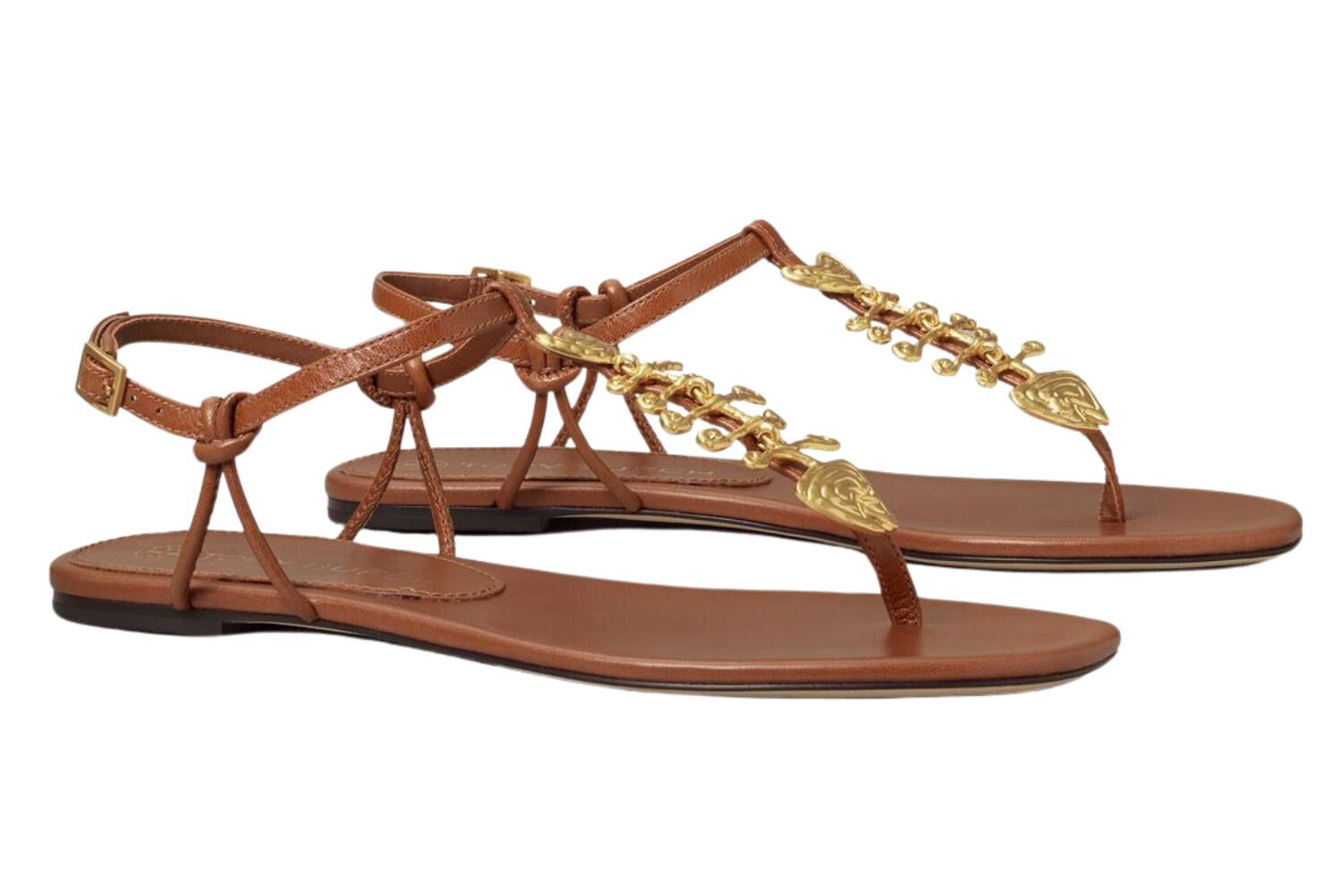 Дамен Тори Берч, Капри Фиш Ледер Сандаленен 35,5