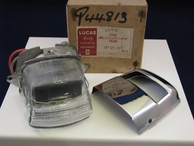 Rootes Group Humber Super Snipe MK IV NOS Number Plate and Reverse Lamp