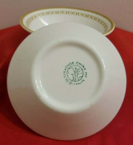 Syracuse China Syralite Honey Comb 4 3/4" Berry Bowl Restaurant Ware Set Of 4 - Picture 4 of 6