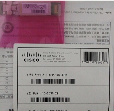 Cisco SFP-10G-ER 10GBASE-ER SFP+ Modul, SMF, 40KM (Brandneu Versiegelt)