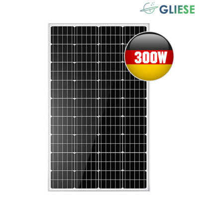 300W Solarmodul Solarpanel 12V Solarsystem Monokristallin Wohnmobil Camping DE
