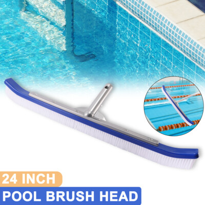 #ad Premium 24 inch Pool Brush Head Swimming Pool Walls Cleaning Brush Nylon Bristle