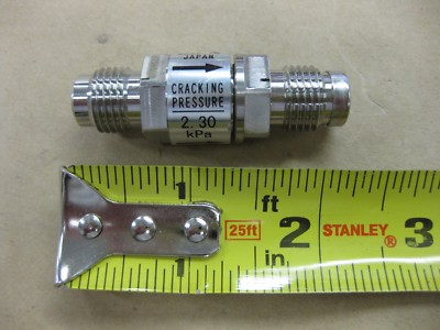 KITZ SCT Check Valve CRACKING PRESSURE 2.30 kPa MAX 16.2MPa Metal Gasket JAPAN