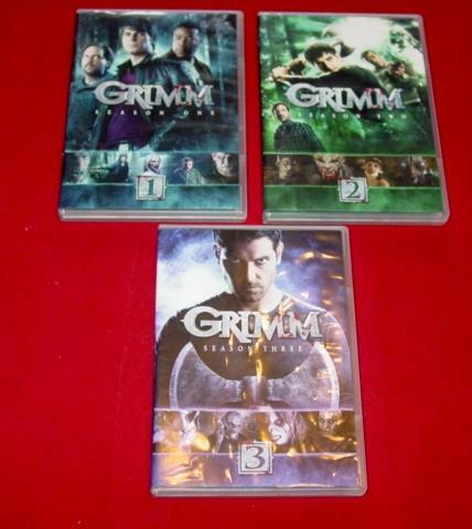 GRIMM Seasons 1, 2 & 3 DVD TV Series - Complete (1-3) Season Movie Universal NBC - Picture 1 of 4