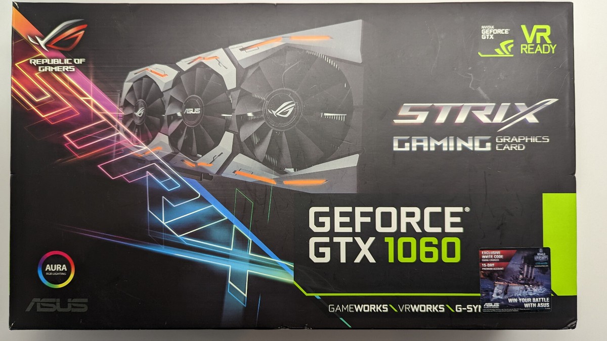ASUS GeForce GTX 1060 6GB GDDR5 Graphics Card (90YV09Q0-M0NA00) | eBay
