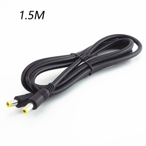 Cable de fuente de alimentación de 12 V CC cable macho a macho 5,5 X2,5 mm conector adaptador - Imagen 3 de 9