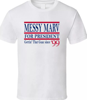 Messy Marv rapper for president white T-shirt short sleeve All sizes ...